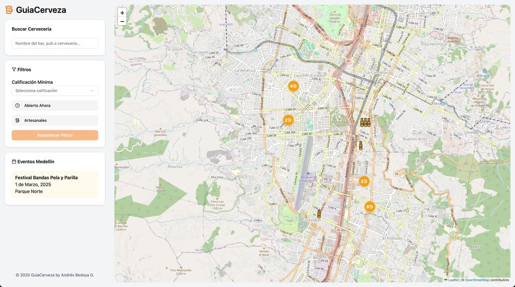GuiaCerveza.co: Clustering de marcadores